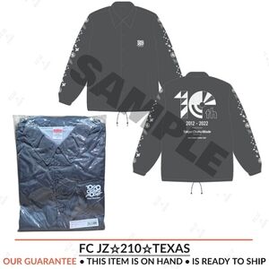 Tokyo Otaku Mode 10th Anniversary Nylon Coach Jacket, Gray, XL Size, NEW